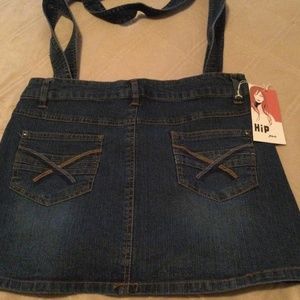 Ladies jean mini skirt